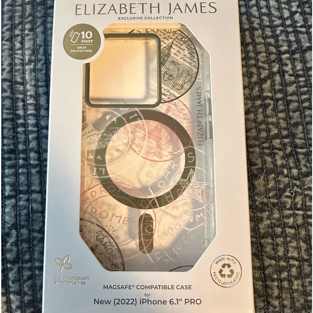 Elizabeth and James - I'm Outta Here phone case - fits iPhone 14 Pro -brand new!